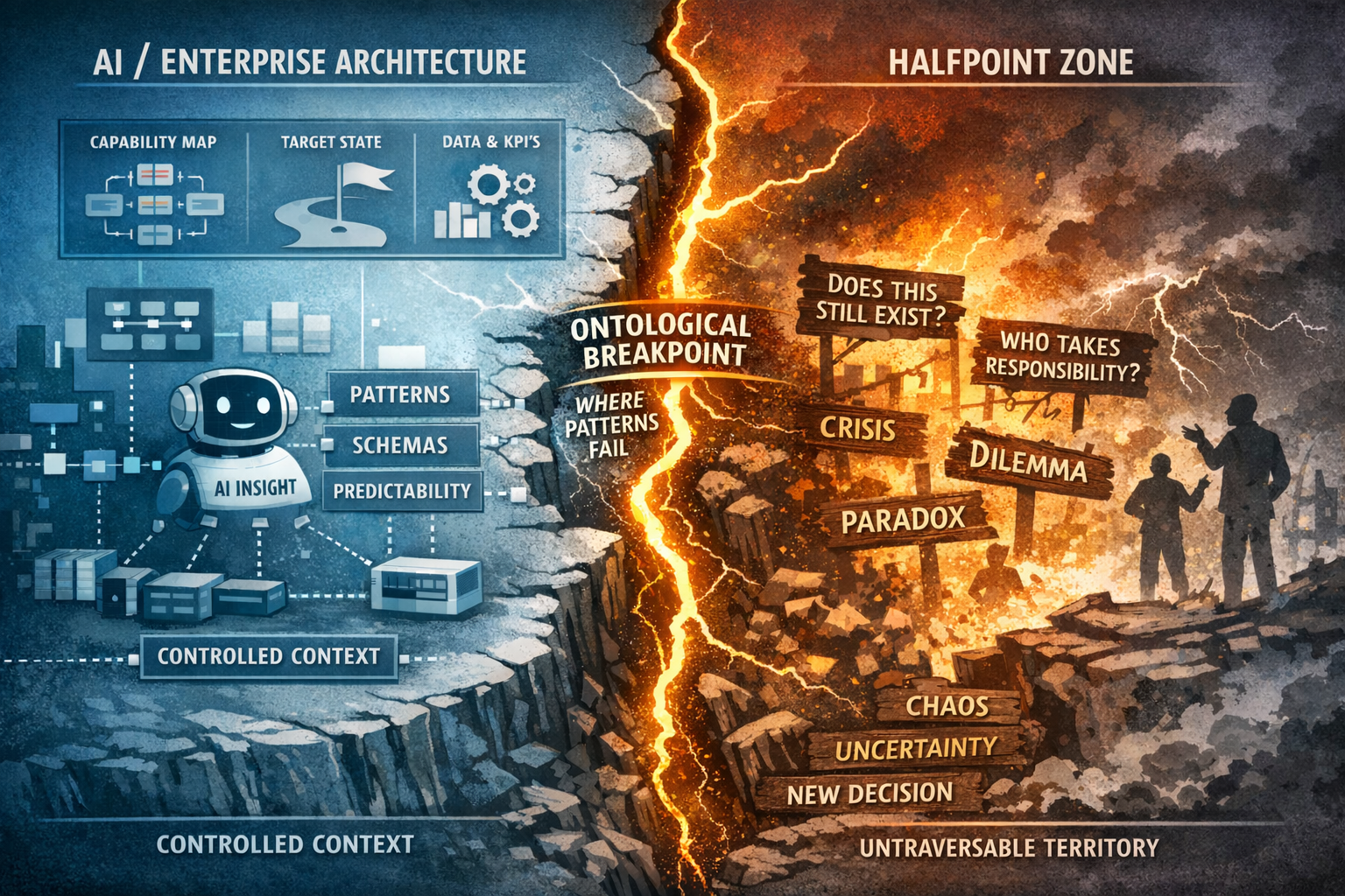 The split between stable and trsnformation