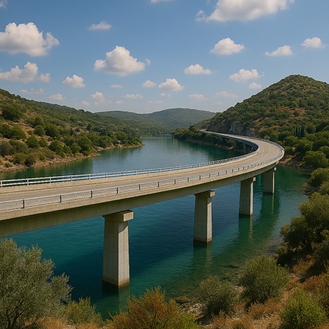 Road from nowhere to nowehere Middeterain hemis